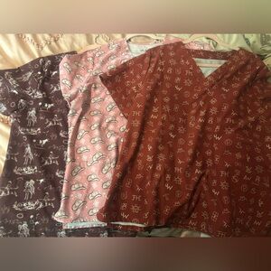 Western Scrub Top Set